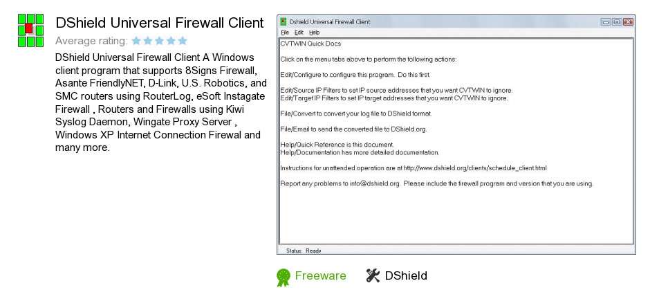 DShield Universal Firewall Client