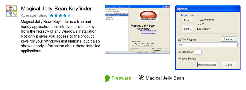 Free Magical Jelly Bean Keyfinder Download: 1,171,986 bytes