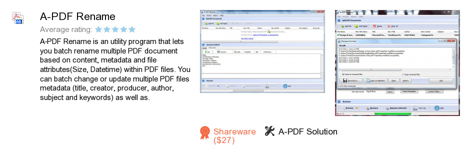 A-PDF Rename