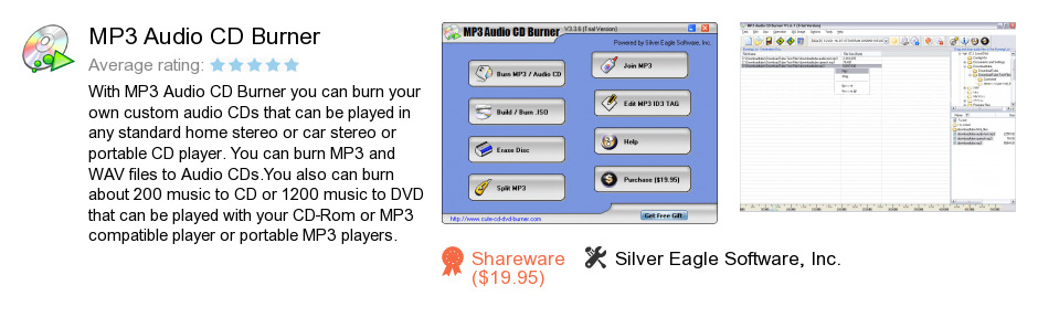 MP3 Audio CD Burner