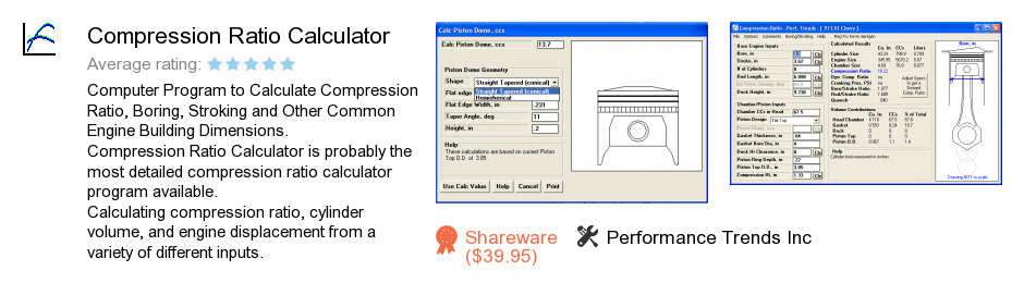 Compression Ratio Calculator