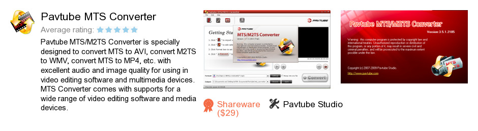 Pavtube MTS Converter