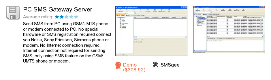 PC SMS Gateway Server