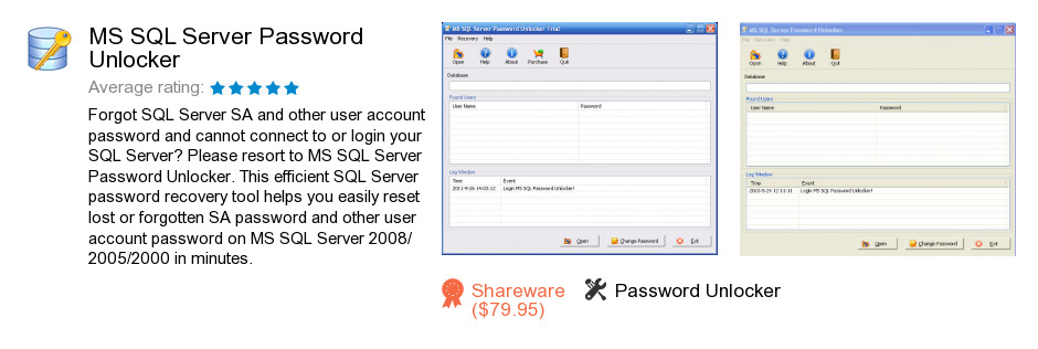 MS SQL Server Password Unlocker