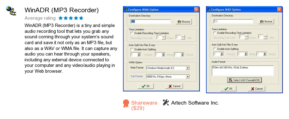 WinADR (MP3 Recorder)